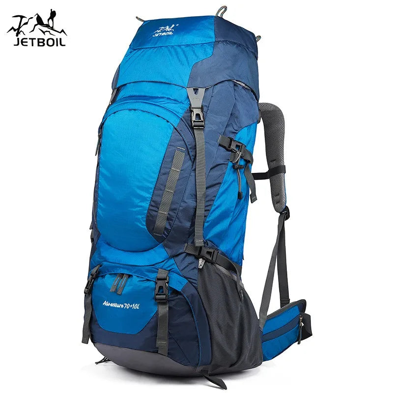 80L mountaineering backpack Outdoor Camping Backpack large capacity leisure fashion men's and women's backpack