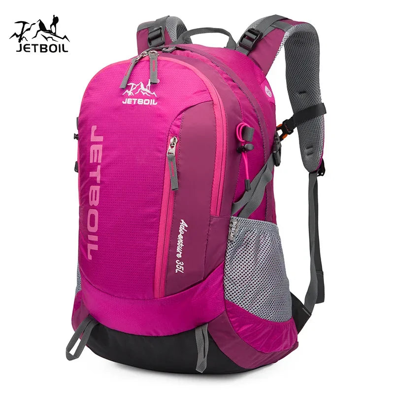 Mountaineering Backpack Men's and Women's 35L Lightweight Hiking Travel Bag Outdoor Camping Waterproof Storage Bags