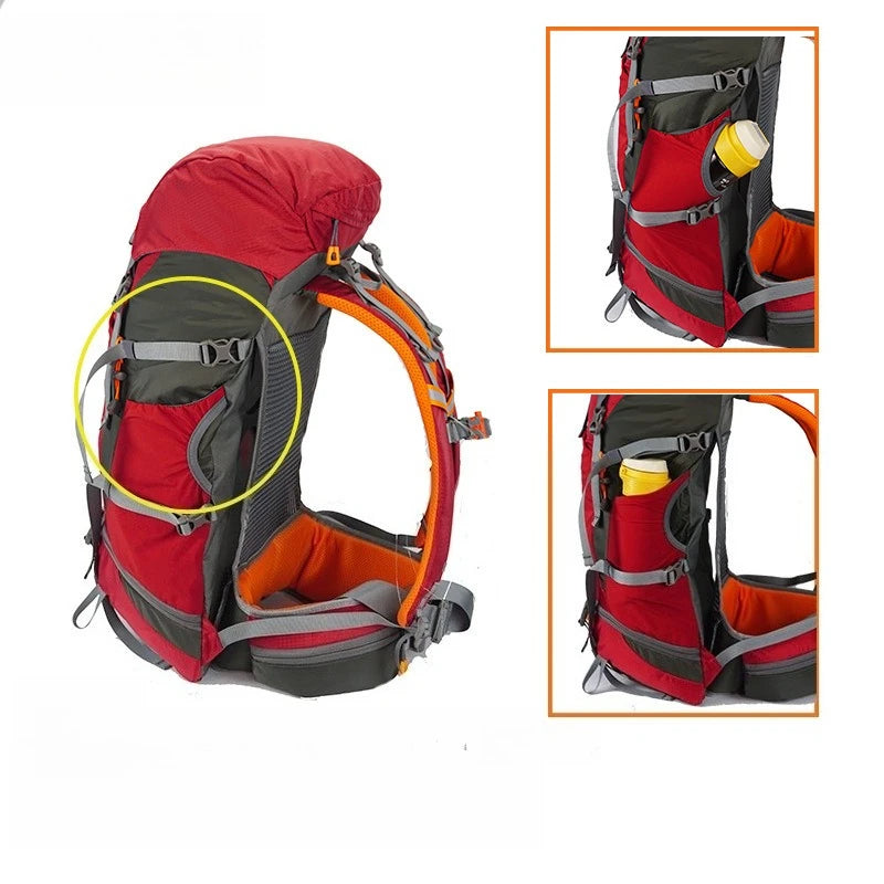 35L Camping Backpack Travel Bag For Men Large Capacity Outdoor Sport Trekking Hiking Mountaineering Shoulder Bag with Rain cover