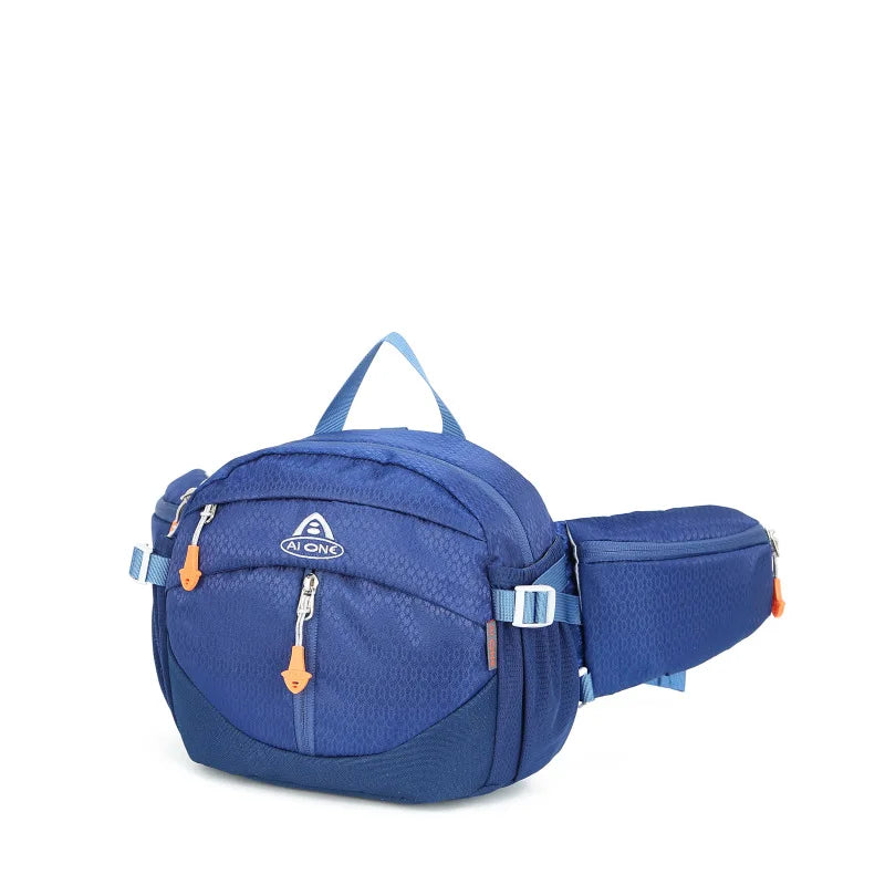 Small Travel Backpack Nylon Waist Pack - Adjustable Outdoor Fanny Pack for Hiking Camping, Water-Resistant Lightweight Belt Bag