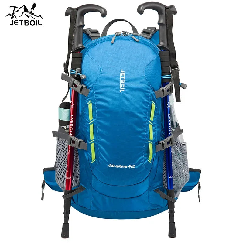 40L Outdoor sports mountaineering bag waterproof nylon camping bag large capacity backpack