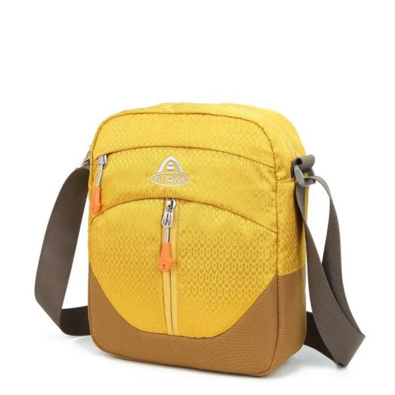 Water-Resistant Nylon Outdoor Hiking Bag 2L Unisex Crossbody Bag for Travel And Camping Multi-Functional Single Shoulder Bag