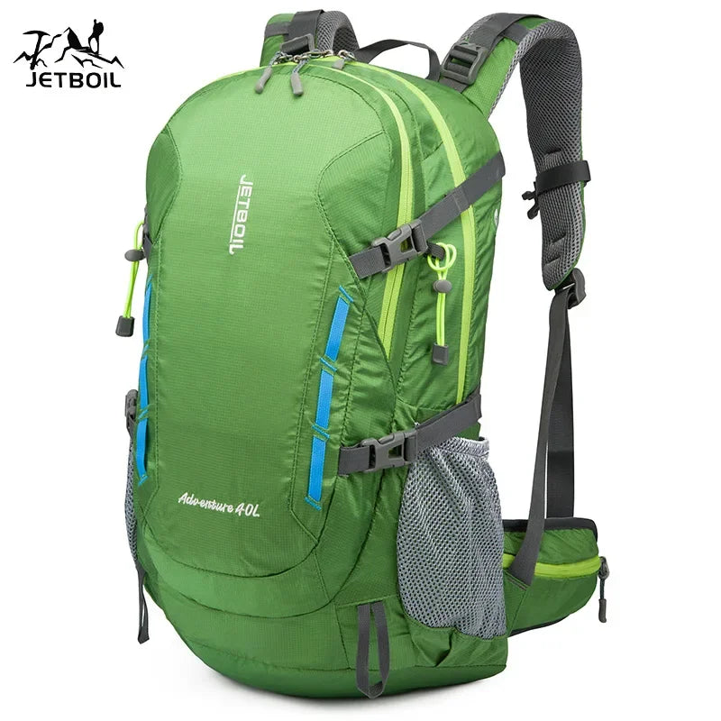 40L Outdoor sports mountaineering bag waterproof nylon camping bag large capacity backpack