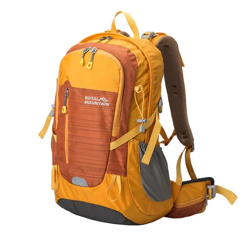 Nylon Waterproof Backpack Casual Outdoor 35L Large Capacity Travel Backpacks Hiking Camping Mountaineering Bag Youth Sports Bags