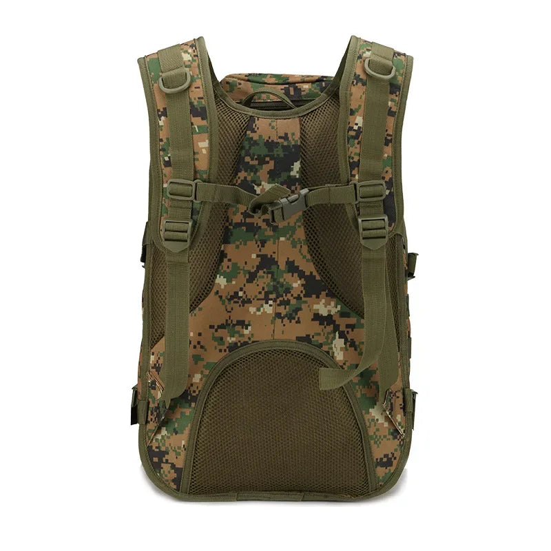 Tactical Camouflage Outdoor Backpack Mens Waterproof Wear-resistant Commuting Bags Male Camping Hiking Travel Hunting Backpacks