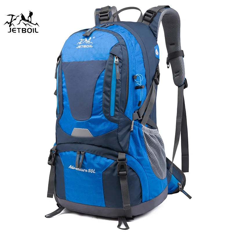 Breathable and Waterproof Outdoor Sports Backpack 50 liters Men and Women Shoulder Large Capacity Mountaineering Hiking Backpack