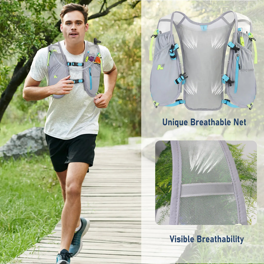 Nevo Rhino Marathon Outdoor Cross Country Running Professional Backpack Men's and Women's Lightweight Running Bags