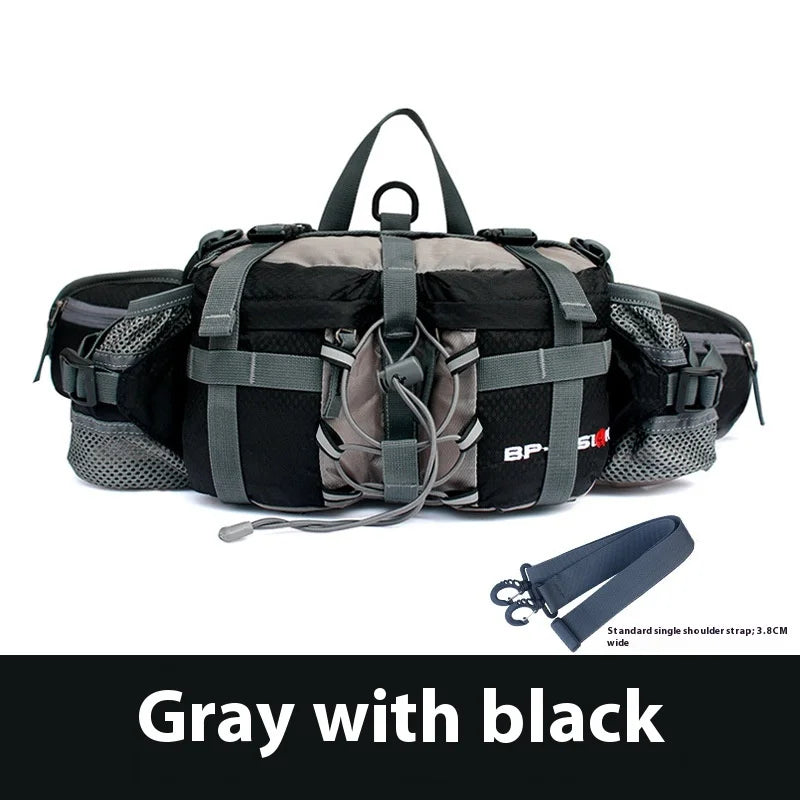 Hiking Waist Bag Outdoor Cycling Waterproof Backpack Reflective Strip Sports Fanny Pack Camping Nylon Hunting Accessor