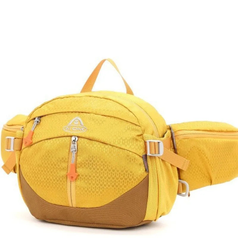 Small Travel Backpack Nylon Waist Pack - Adjustable Outdoor Fanny Pack for Hiking Camping, Water-Resistant Lightweight Belt Bag