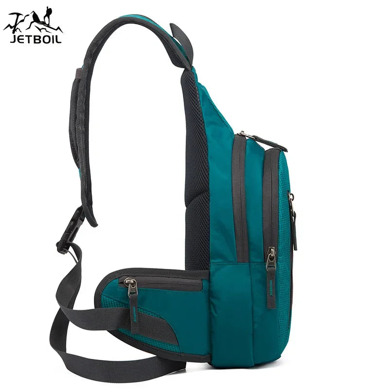 Outdoor Sports Chest Bag Unisex Waterproof Single Shoulder Backpack Cycling Hiking Fitness Multi-Functional Crossbody Pack