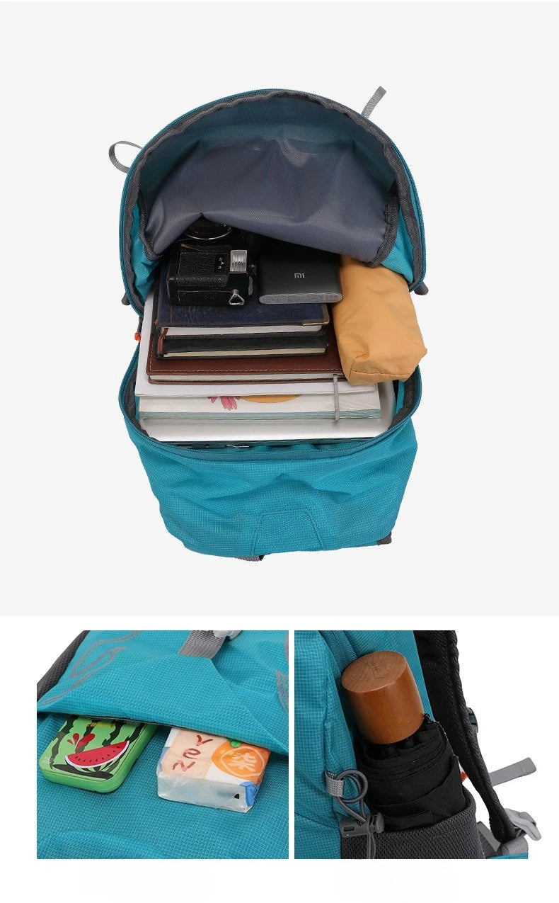 25L Light Waterproof Unisex Hiking Fitness Camping waterproof Climbing Travel Bag Outdoor Sports Leisure Backpack