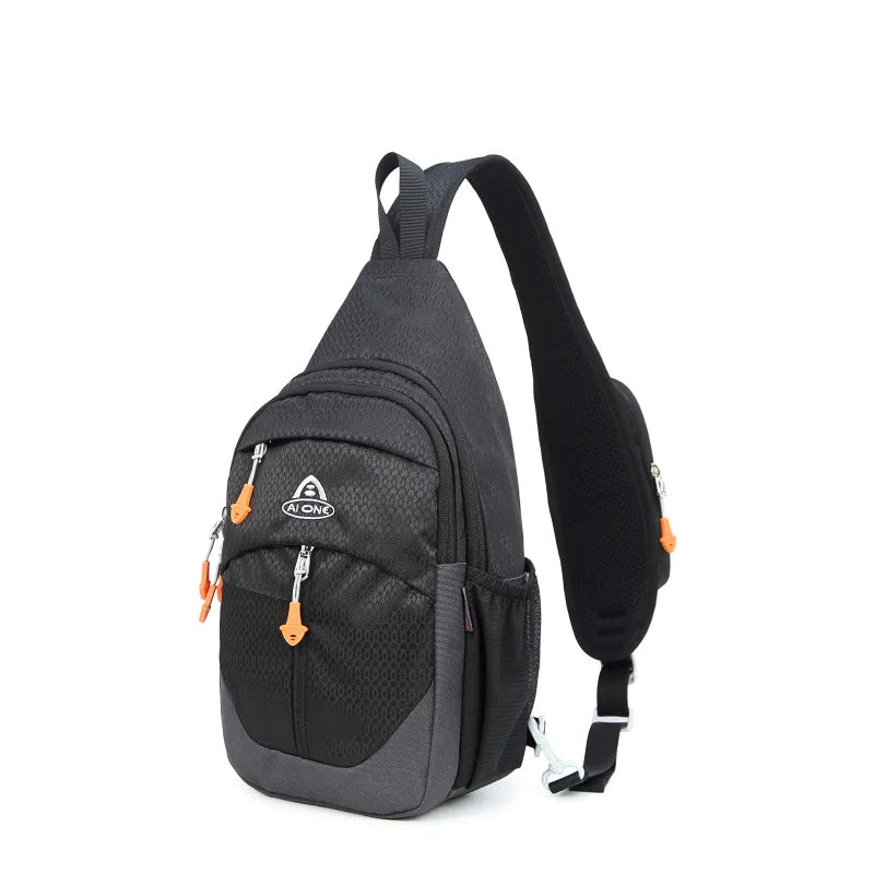 AIONE Nylon Shoulder bag - Adjustable Outdoor Fanny Pack for Hiking Camping, Water-Resistant Lightweight Belt Bag