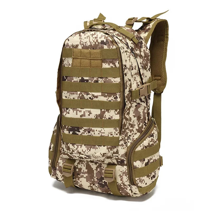 35L Tactical Daypack Military Backpack MOLLE System Suitable Students School Assault Missions Hunting Trips Trekking Travel