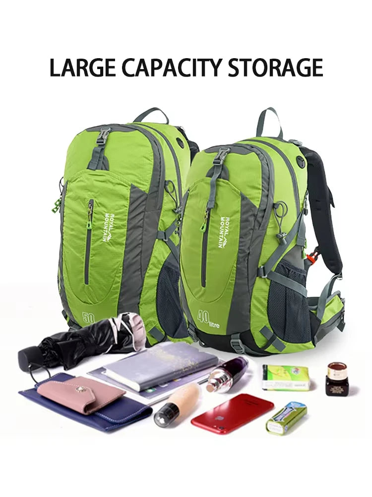 Classic Mountaineering Backpack Outdoor Sports Bag 40L Waterproof Sports Travel Backpack Travel Bag Multifunctional Backpack