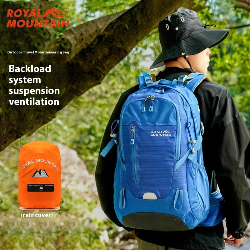 Nylon Waterproof Backpack Casual Outdoor 35L Large Capacity Travel Backpacks Hiking Camping Mountaineering Bag Youth Sports Bags