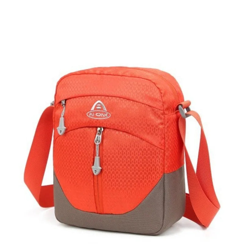 Water-Resistant Nylon Outdoor Hiking Bag 2L Unisex Crossbody Bag for Travel And Camping Multi-Functional Single Shoulder Bag