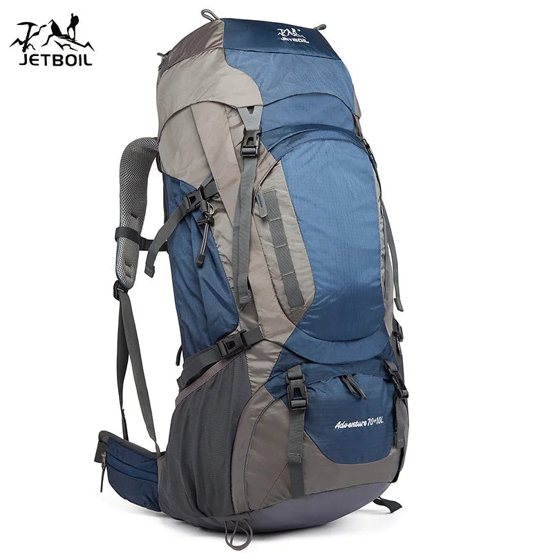 80L mountaineering backpack Outdoor Camping Backpack large capacity leisure fashion men's and women's backpack