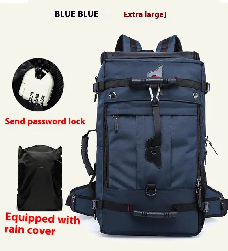 50L Waterproof Durable Travel Backpack Men Women Multifunction 17.3 Laptop Backpacks Male outdoor Luggage Bag mochilas