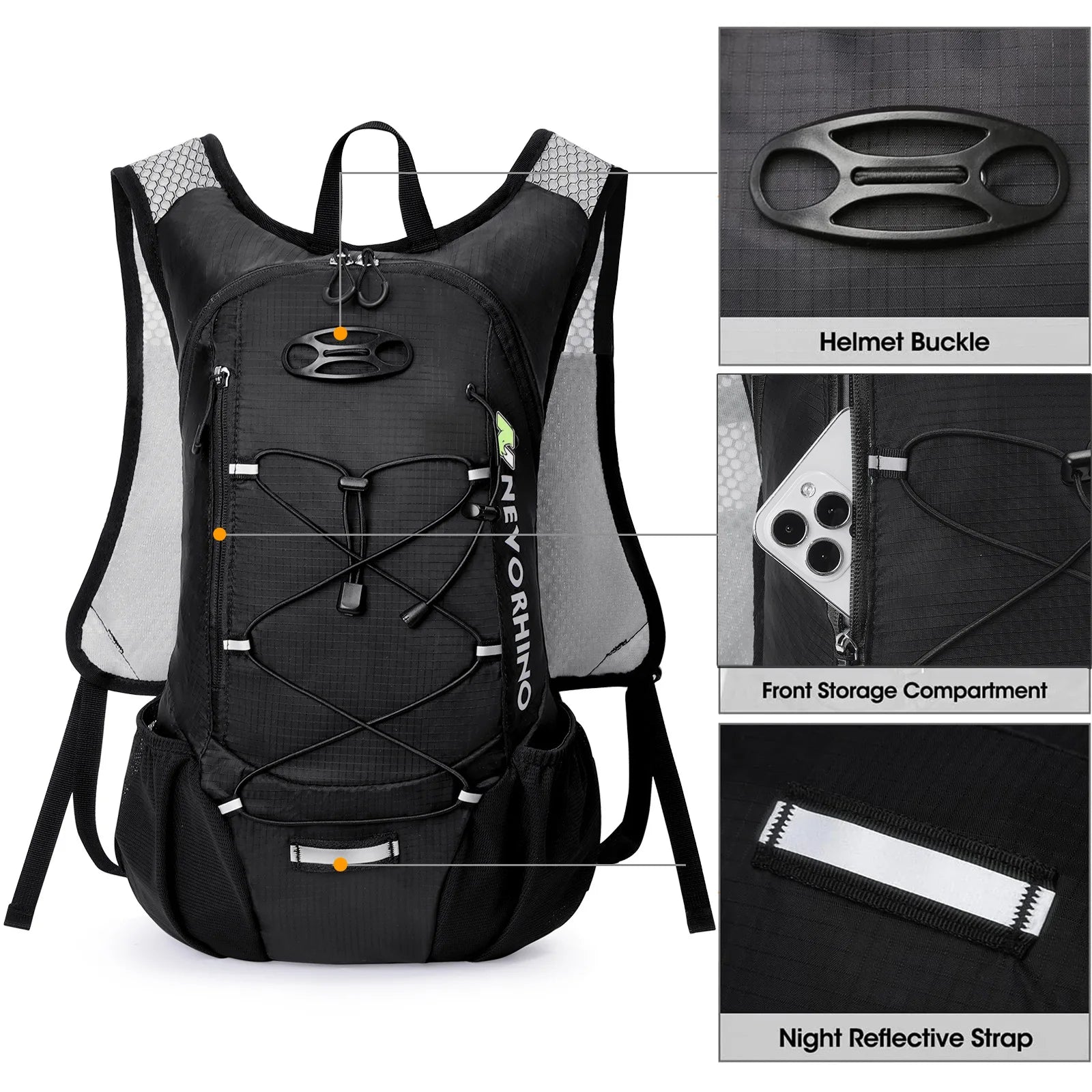 1PC Hydration Pack Lightweight Hydration Water Backpack, Running Backpack Hydropack Hydro with 2L Water Bladder for Cycling