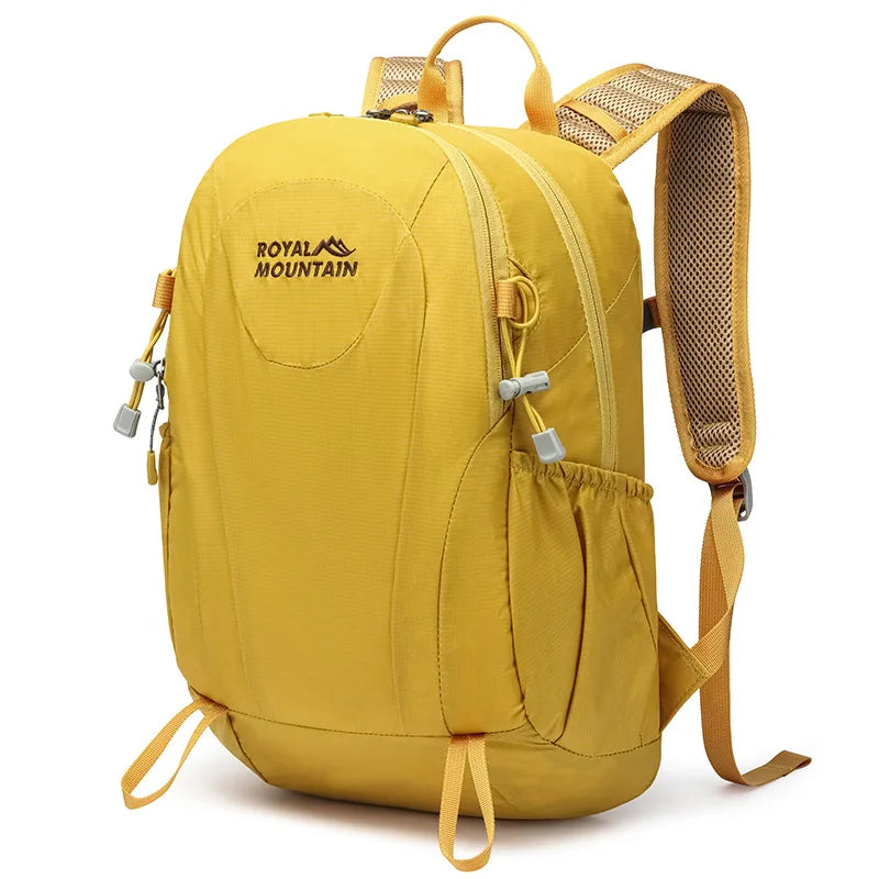 Fashion Women's Men Travelling Hiking Waterproof Outdoor Lightweight Camping Small Backpack Simple Casual Travel College Bag