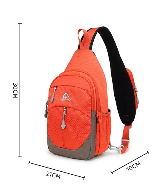 AIONE Nylon Shoulder bag - Adjustable Outdoor Fanny Pack for Hiking Camping, Water-Resistant Lightweight Belt Bag