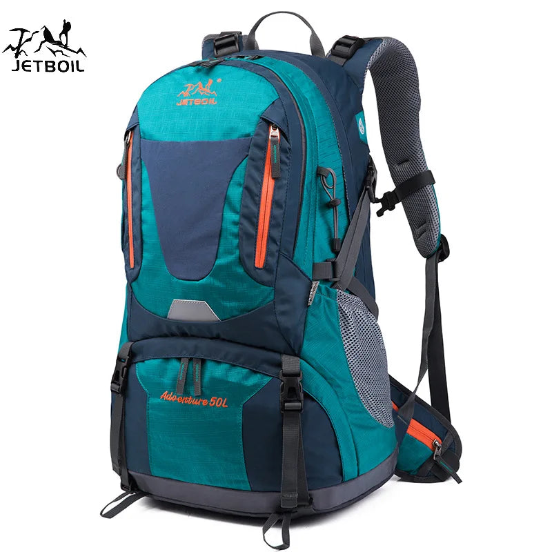 Breathable and Waterproof Outdoor Sports Backpack 50 liters Men and Women Shoulder Large Capacity Mountaineering Hiking Backpack