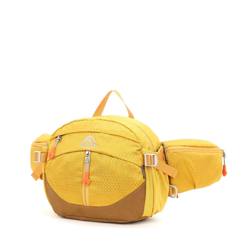 Small Travel Backpack Nylon Waist Pack - Adjustable Outdoor Fanny Pack for Hiking Camping, Water-Resistant Lightweight Belt Bag