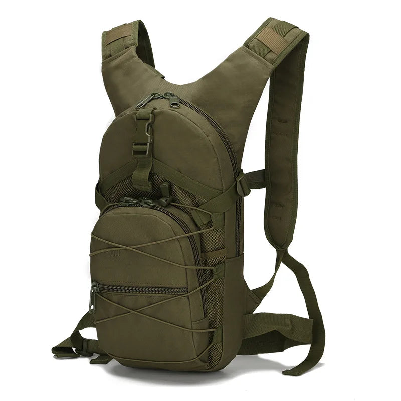 15L Molle Tactical Backpack Bicycle Backpacks Outdoor Sports Cycling Hydration Climbing Hiking Camping Hiking Fishing Bike Bag