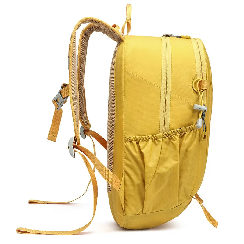 Fashion Women's Men Travelling Hiking Waterproof Outdoor Lightweight Camping Small Backpack Simple Casual Travel College Bag