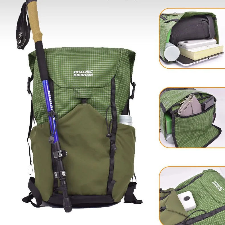 New outdoor lightweight rolls foldable storage 25L Dalima cut-proof hiking and leisure backpack