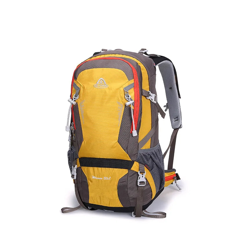 35L Outdoor Travel Hiking Backpack Climbing Backpack With Raincover for Men Women Framed Sports Trekking Camping Bag Daypack
