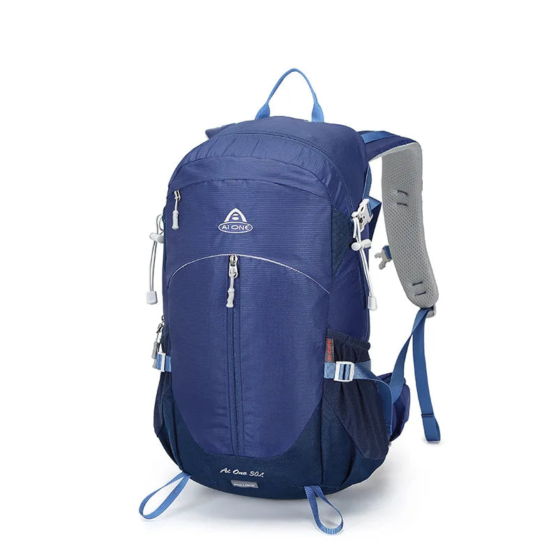 30L Lightweight Hiking Backpack with Rain Cover, Outdoor Sport Travel Bag Daypack for Camping Climbing Skiing Cycling Men Women