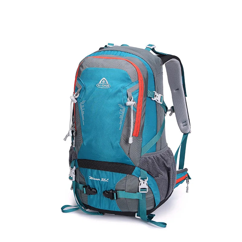 35L Outdoor Travel Hiking Backpack Climbing Backpack With Raincover for Men Women Framed Sports Trekking Camping Bag Daypack