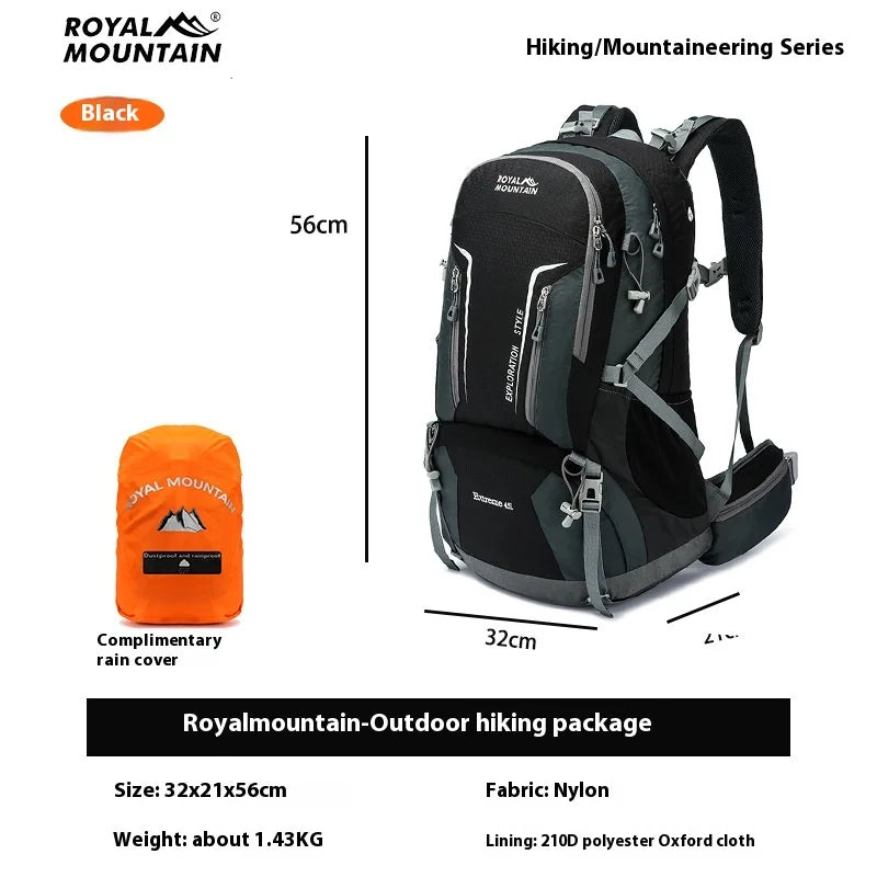 45L Outdoor Climbing Backpack Suspension Large Capacity Camping Travel Multi-functional Waterproof Lightweight Shoulder Backpack
