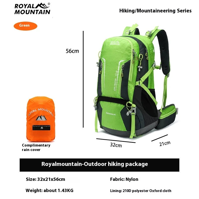 45L Outdoor Climbing Backpack Suspension Large Capacity Camping Travel Multi-functional Waterproof Lightweight Shoulder Backpack