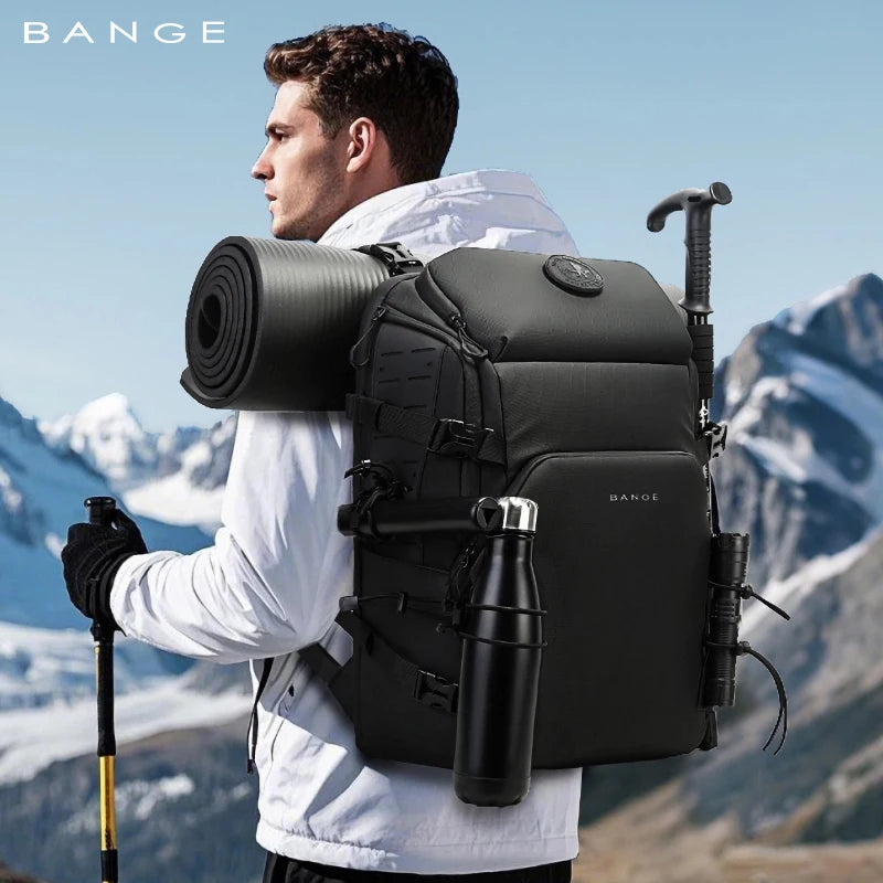 BANGE New Premium Large Capacity Daily 17inch Waterproof Outdoor Hiking Men Laptop Backpack