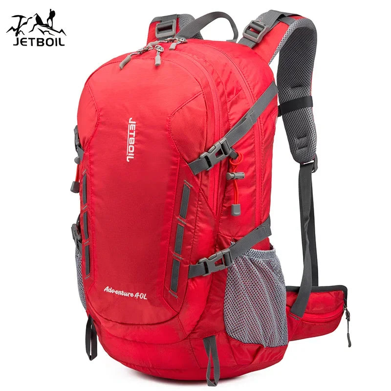 40L Outdoor sports mountaineering bag waterproof nylon camping bag large capacity backpack
