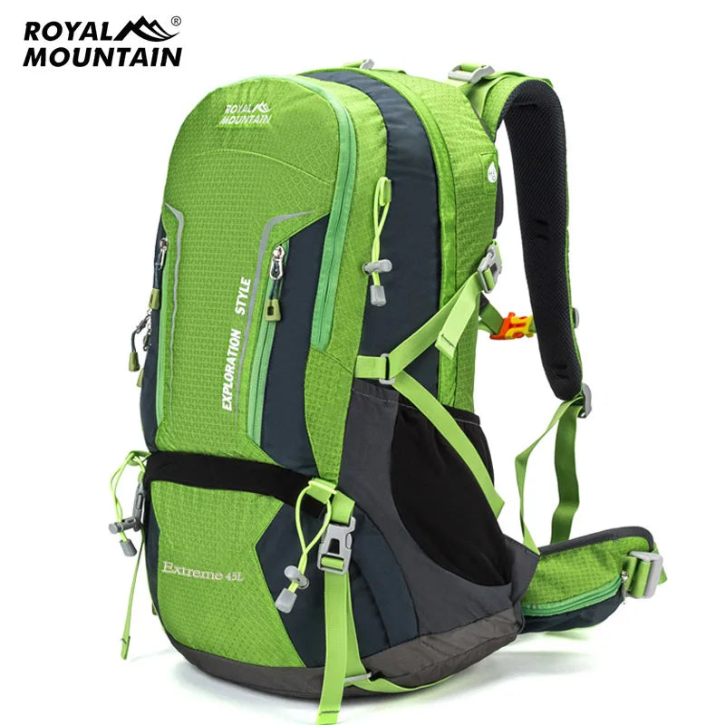 45L Outdoor Climbing Backpack Suspension Large Capacity Camping Travel Multi-functional Waterproof Lightweight Shoulder Backpack