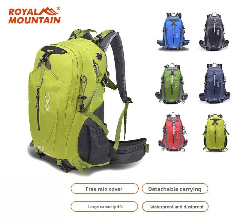 Classic Mountaineering Backpack Outdoor Sports Bag 40L Waterproof Sports Travel Backpack Travel Bag Multifunctional Backpack