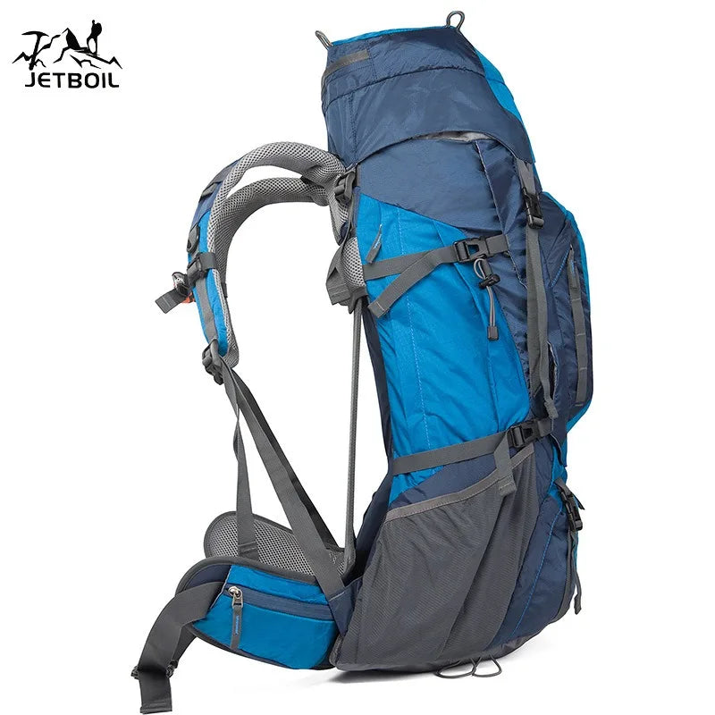 80L mountaineering backpack Outdoor Camping Backpack large capacity leisure fashion men's and women's backpack