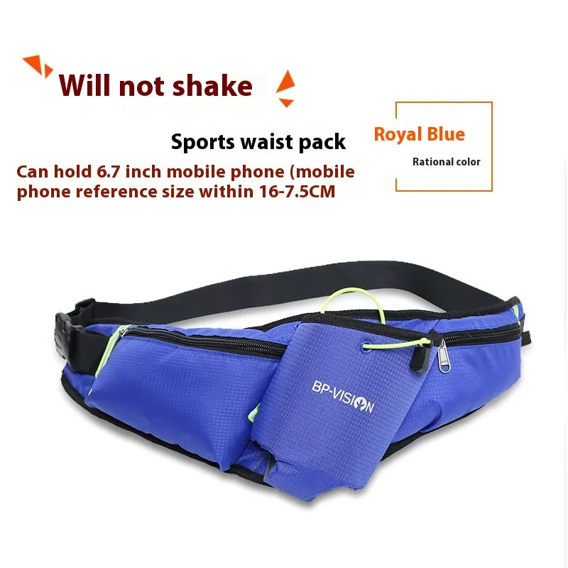 Unisex Sports Water Bottle Hip Waist Pack Waterproof Running Climbing Money Waist Bag Mobile Phone Bag Motorcycle Fanny Pack