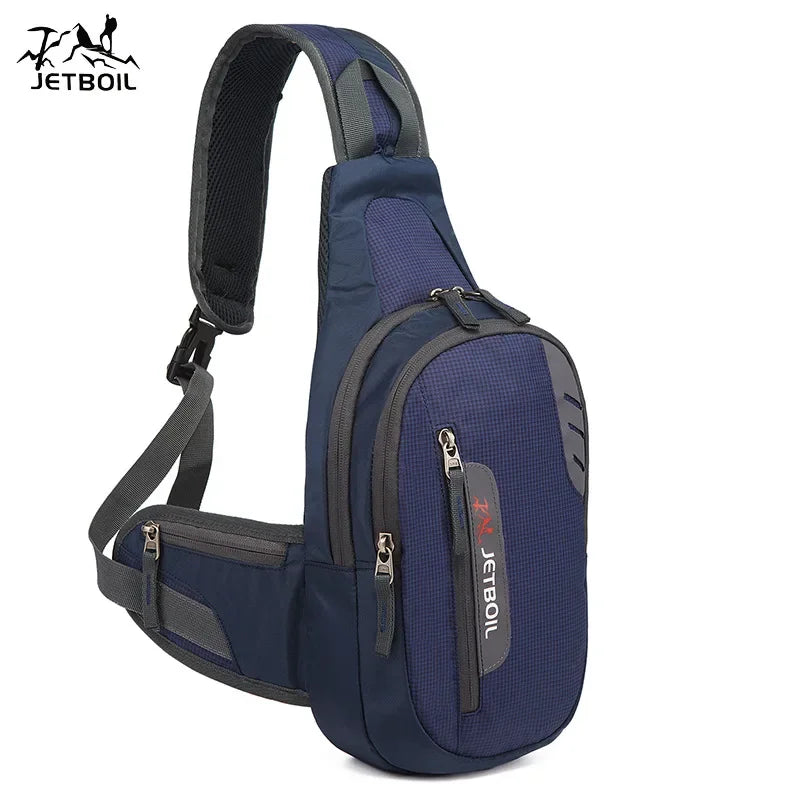 Outdoor Sports Chest Bag Unisex Waterproof Single Shoulder Backpack Cycling Hiking Fitness Multi-Functional Crossbody Pack