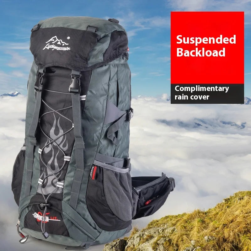 50LHiking Storage Backpack Sturdy Travel Back Pack Army Very Suitable For Mountaineering Trekking Camping Hunting Rucksack