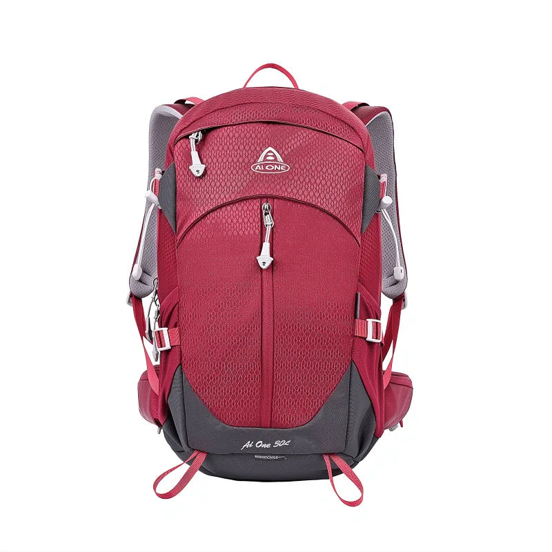 30L Backpack Water-Resistant Hiking Camping Backpack for Men Women Trekking Climbing Daypack Outdoor Travel Mountaineering Gear