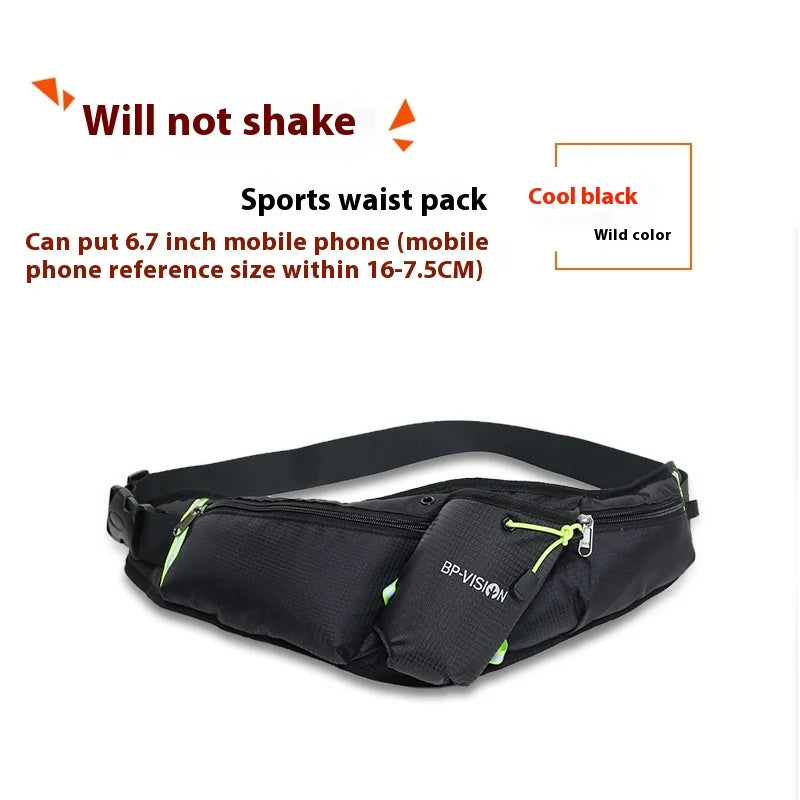 Unisex Sports Water Bottle Hip Waist Pack Waterproof Running Climbing Money Waist Bag Mobile Phone Bag Motorcycle Fanny Pack