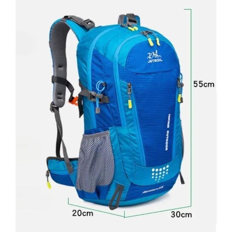40L Hiking Backpacks Outdoor Waterproof Men and Women Mountaineering Travel Sports Backpack Large Capacity Camping Bag