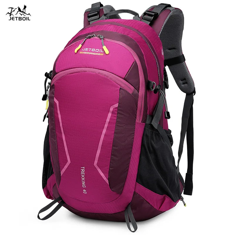 Outdoor Camping Travelling Mountain Waterproof Lightweight Packable Hiking Backpack with Rain Cover