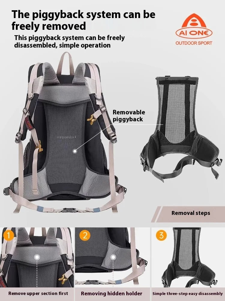 Waterproof Travel Hiking Backpack Sports Cycling Camping Backpack Rucksack Men Mountaineering Trekking Duffle Bagpack 900D 30L