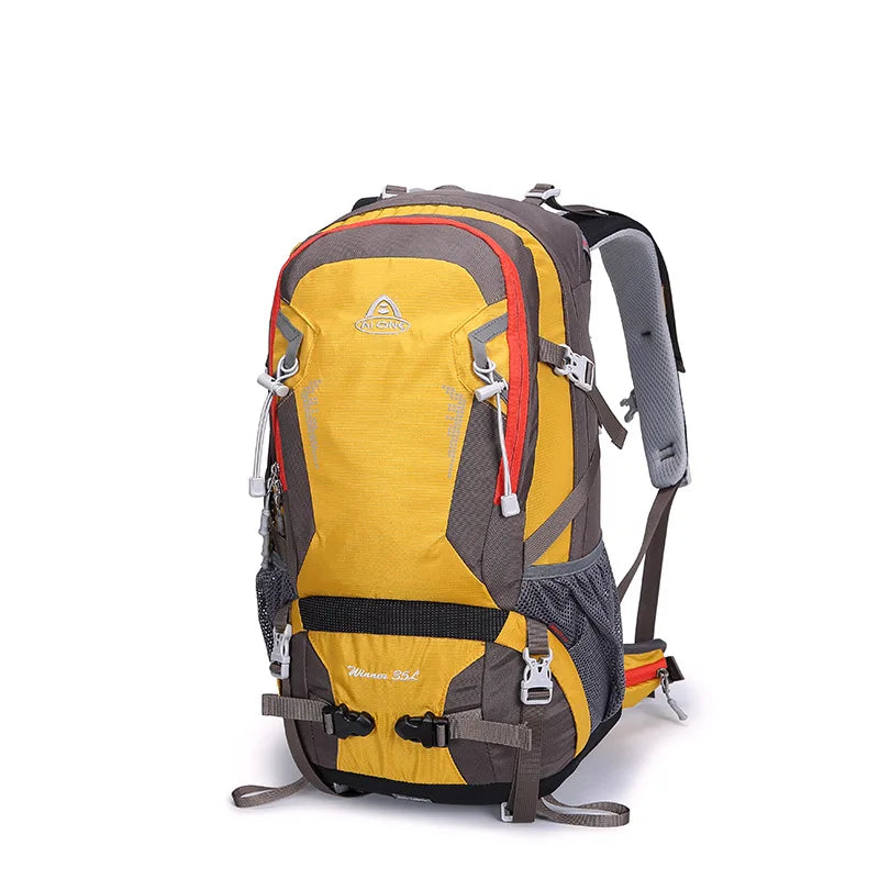 35L Outdoor Travel Hiking Backpack Climbing Backpack With Raincover for Men Women Framed Sports Trekking Camping Bag Daypack