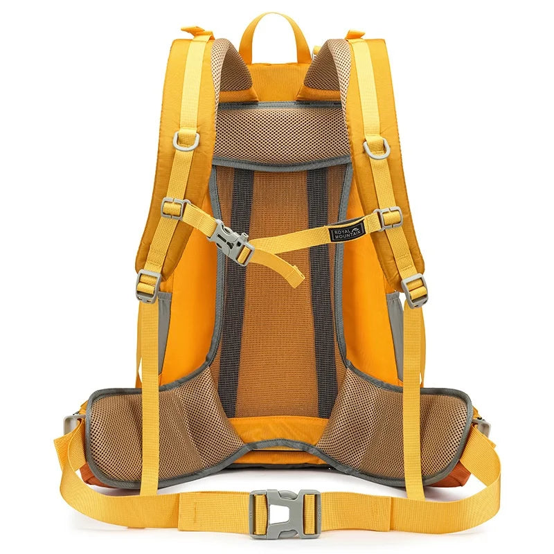 Nylon Waterproof Backpack Casual Outdoor 35L Large Capacity Travel Backpacks Hiking Camping Mountaineering Bag Youth Sports Bags